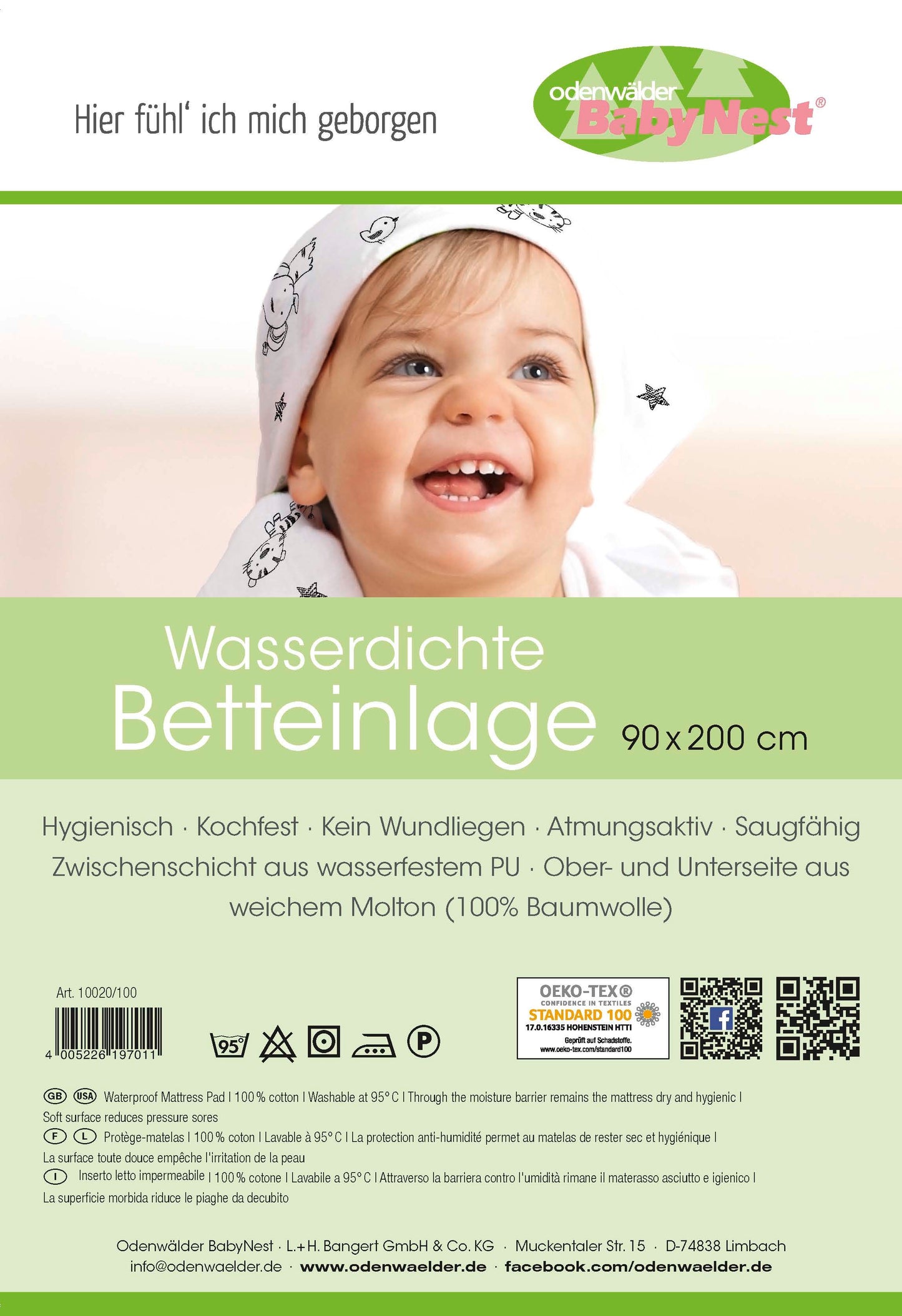 Wasserdichte Betteinlage Premium