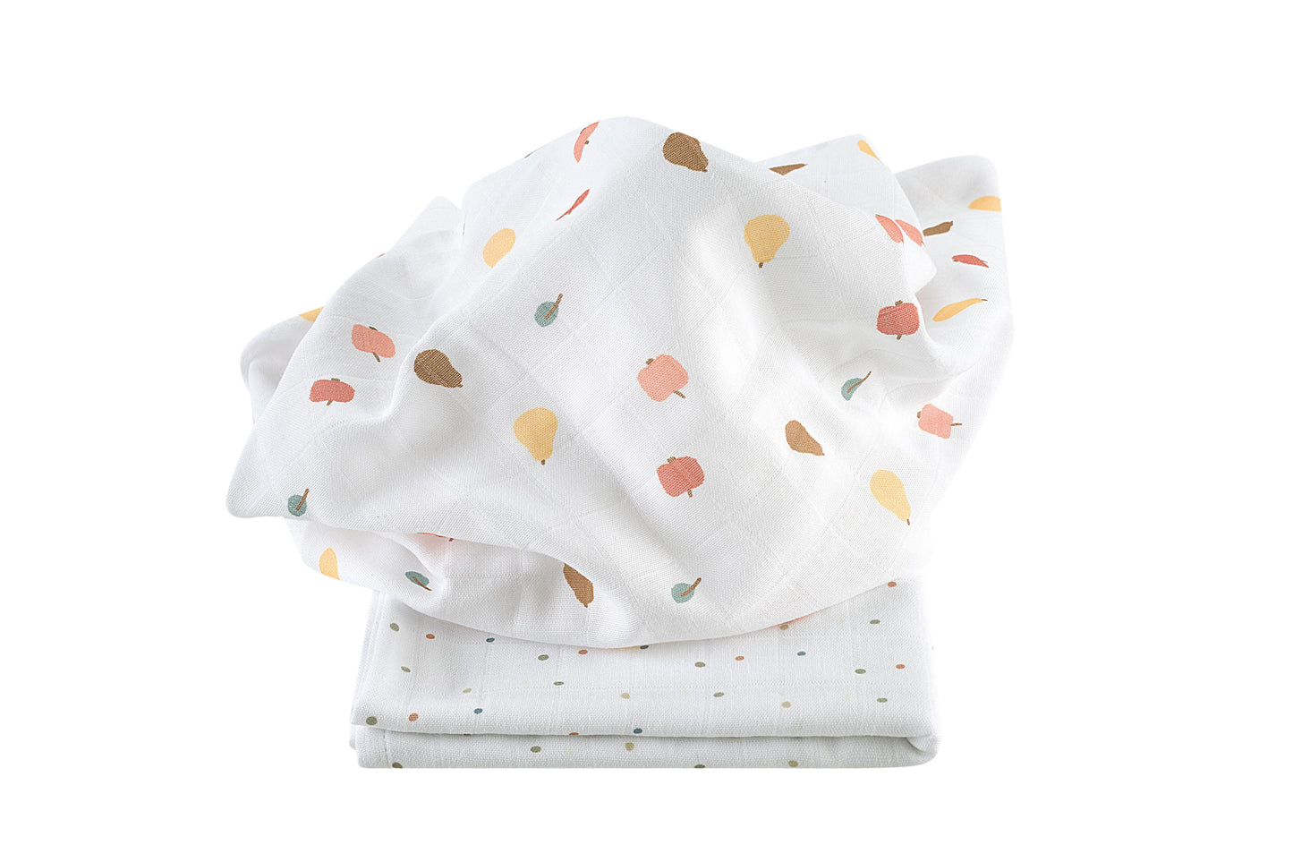 Muslin nappies fruits 2-pack