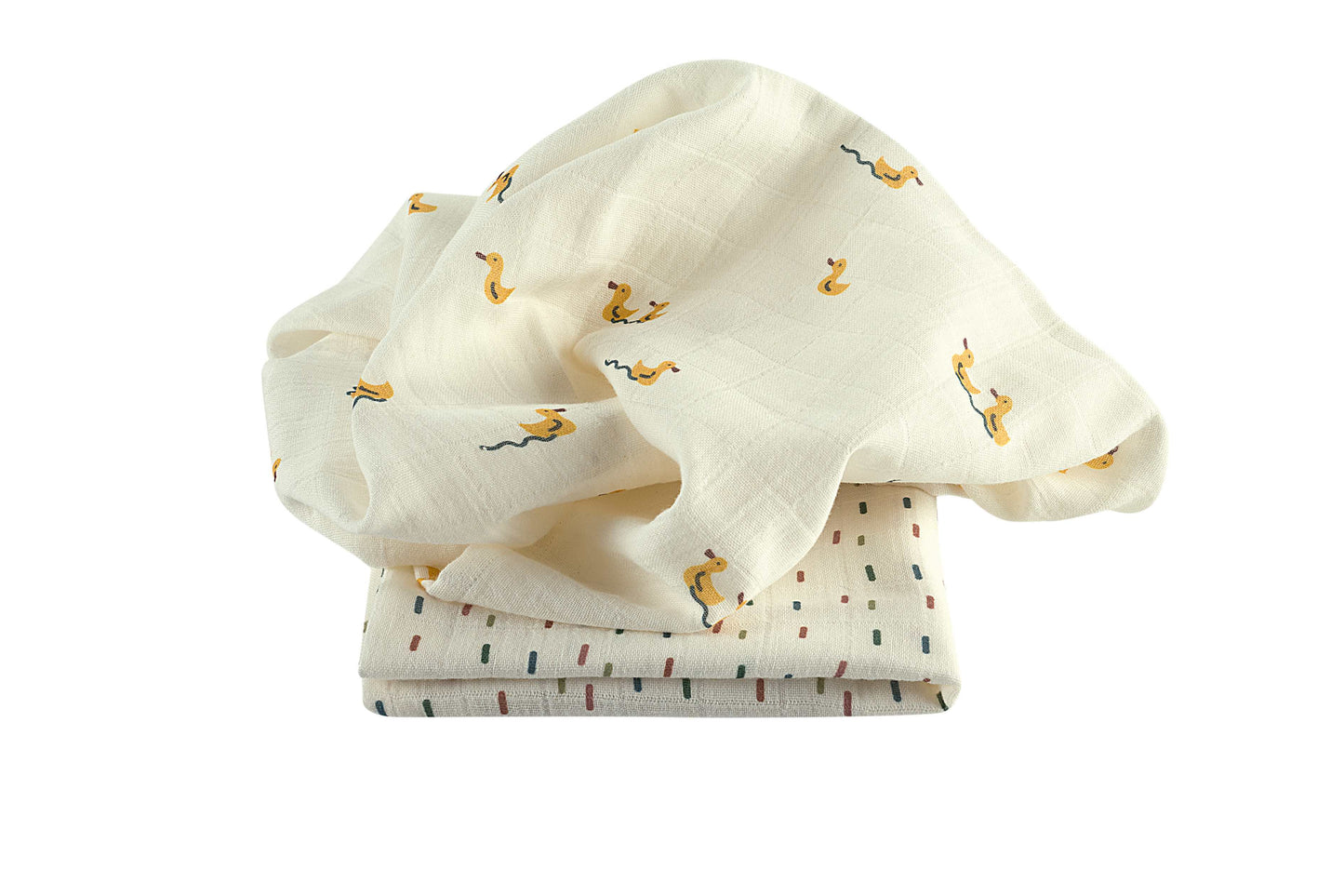 Muslin nappies duckling 2-pack