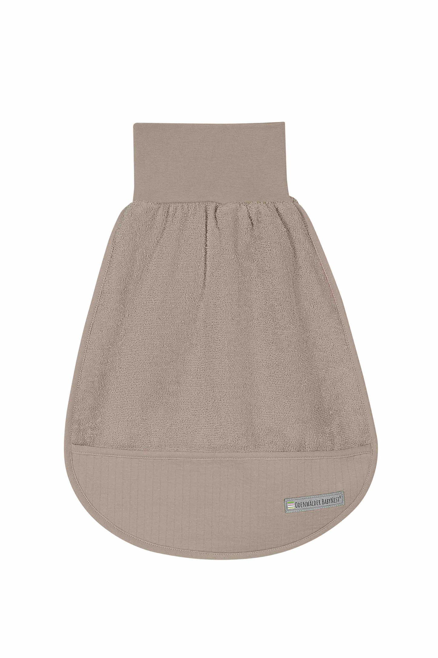 Frottee Schlafnestchen in sweet chocolate für bequemes Schlafen im Strampelsack