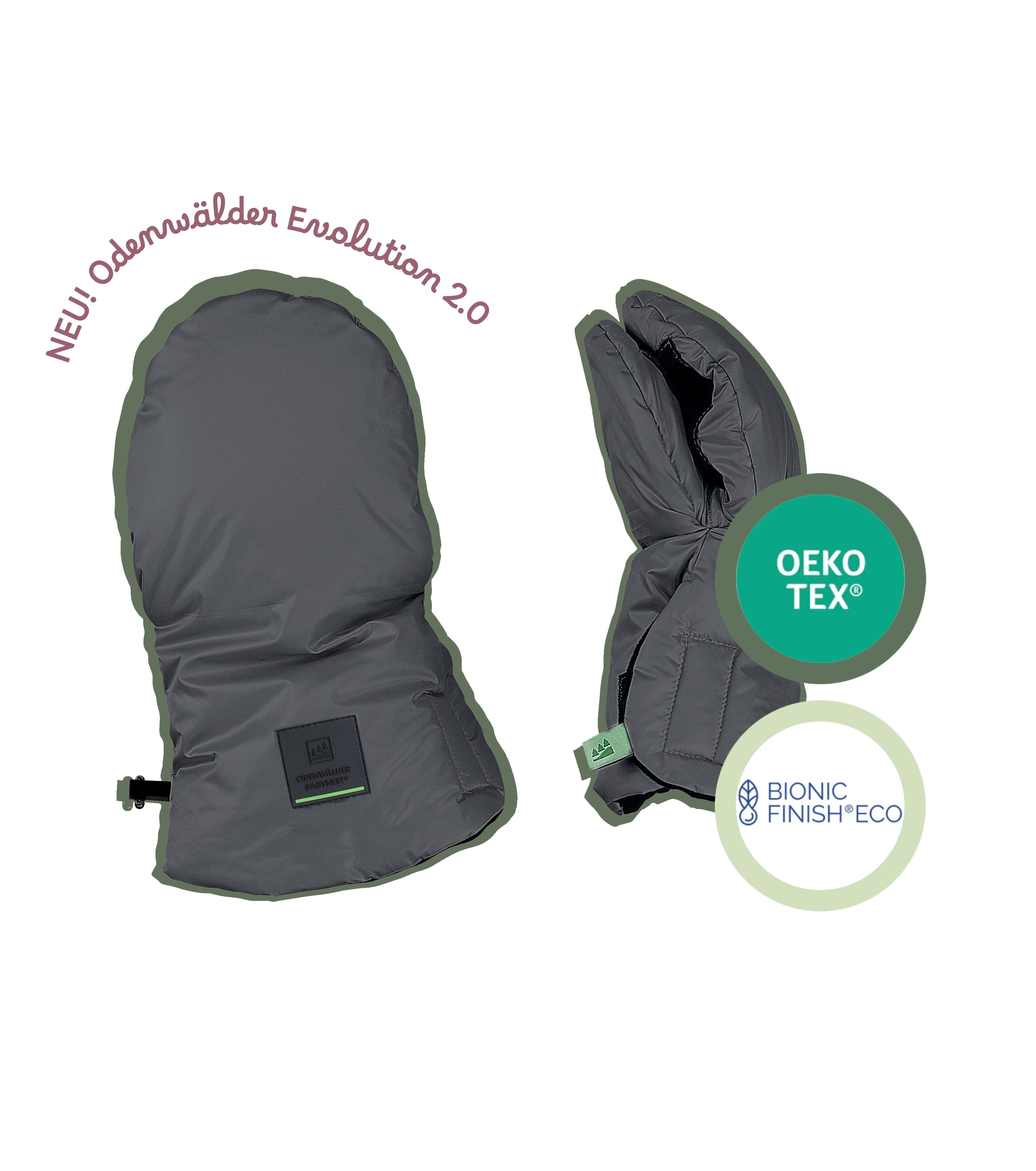Handwärmer Muffolo Classic 2.0 – Kinderwagen warm – Odenwälder BabyNest