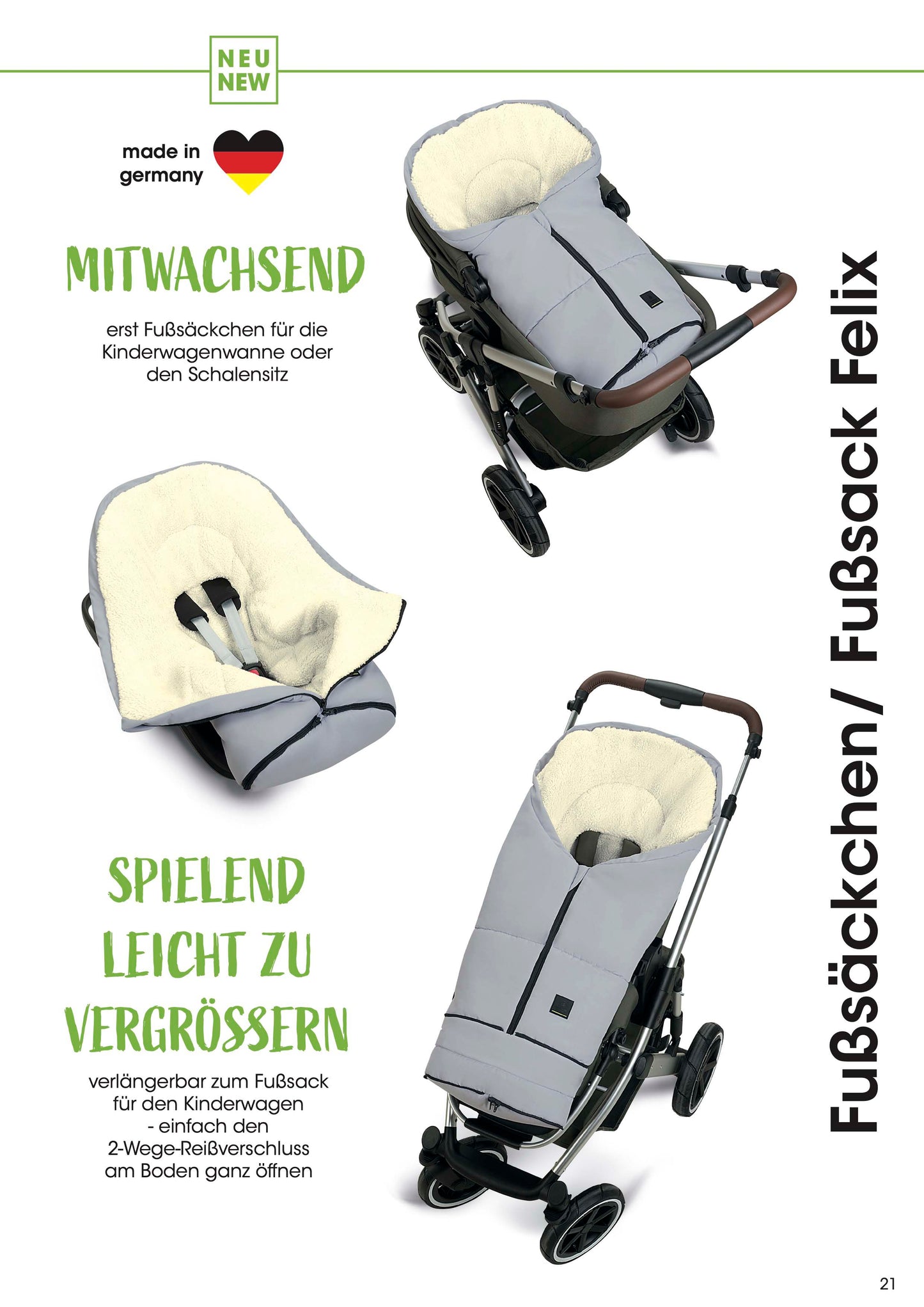 Fußsack Felix 2.0