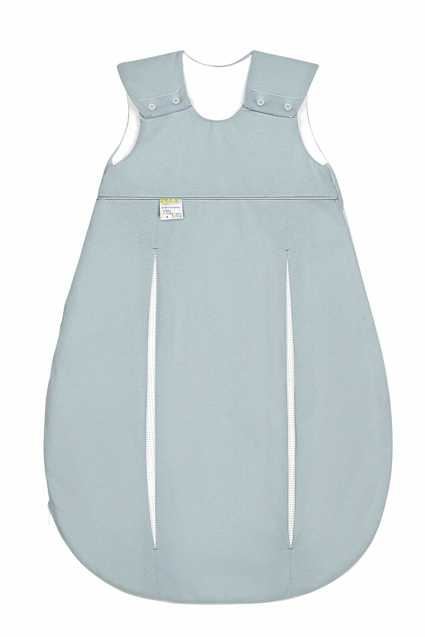 Prima klima Jersey-Schlafsack in light silver für das ganze Jahr