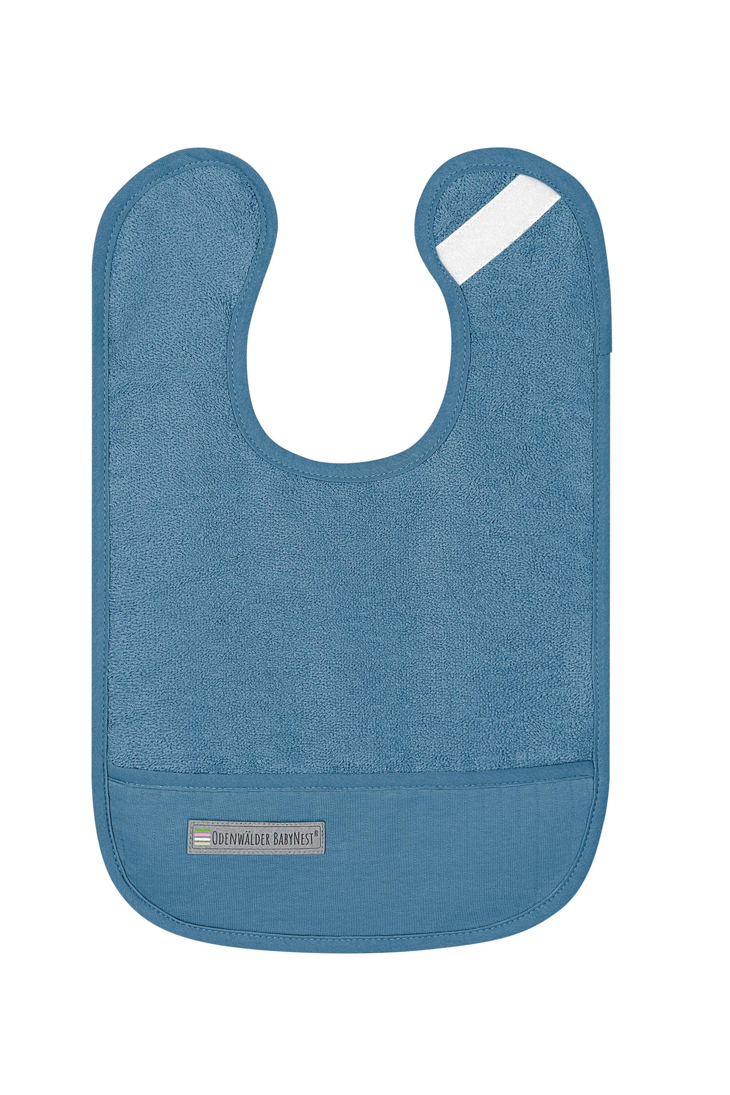 Frottee Klettlätzchen in spaceblue für den Beikoststart