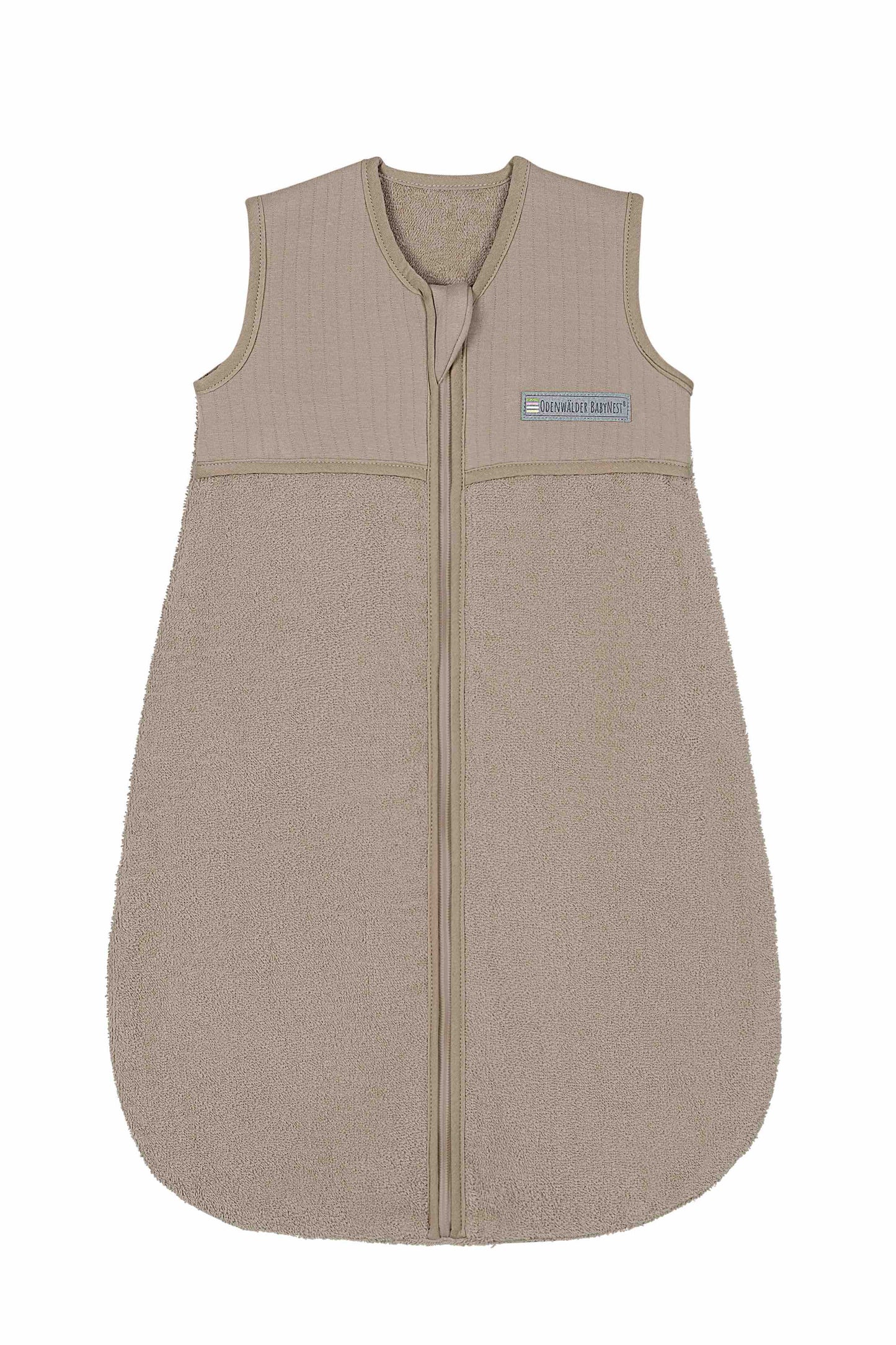 Frottee Schlafsack in sweet chocolate für heiße Sommernächte.