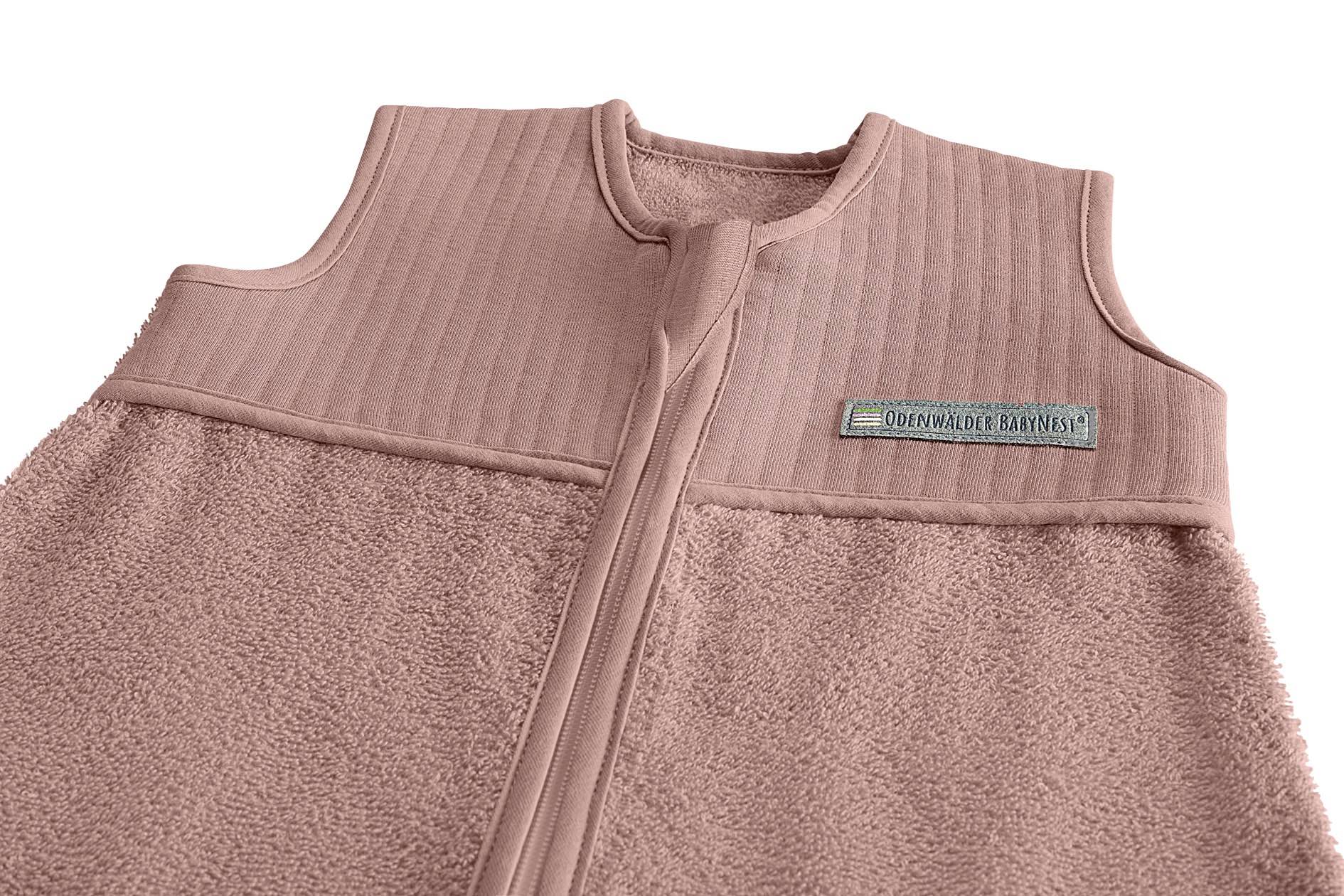 Frottee Schlafsack in cranberry für Kleinkinder und Babys