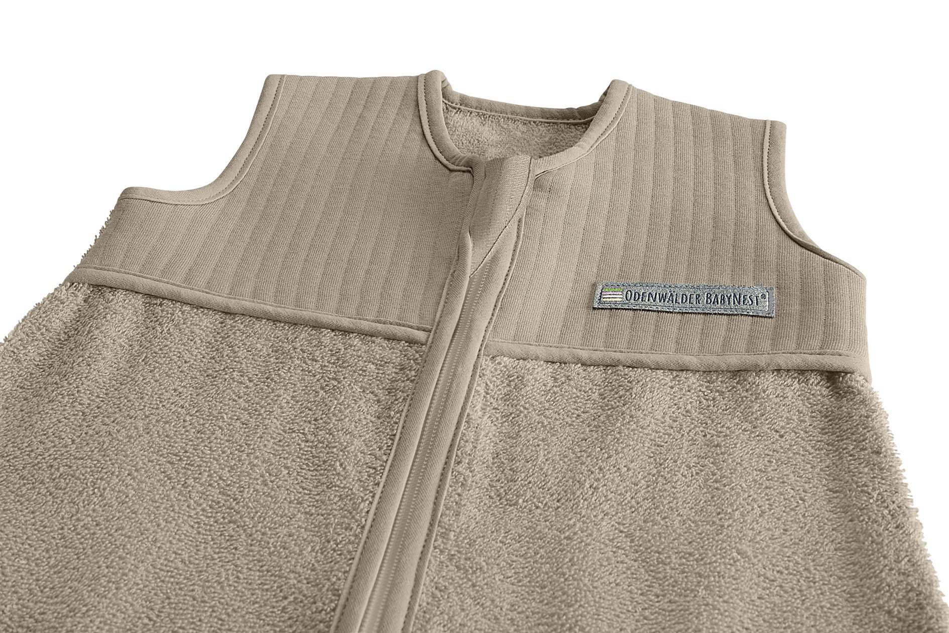 Frottee Schlafsack in sweet chocolate für Kleinkinder und Babys