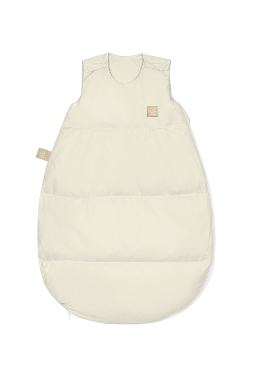 thermo-nest Daunen-Schlafsack in cream für kalte Winternächte