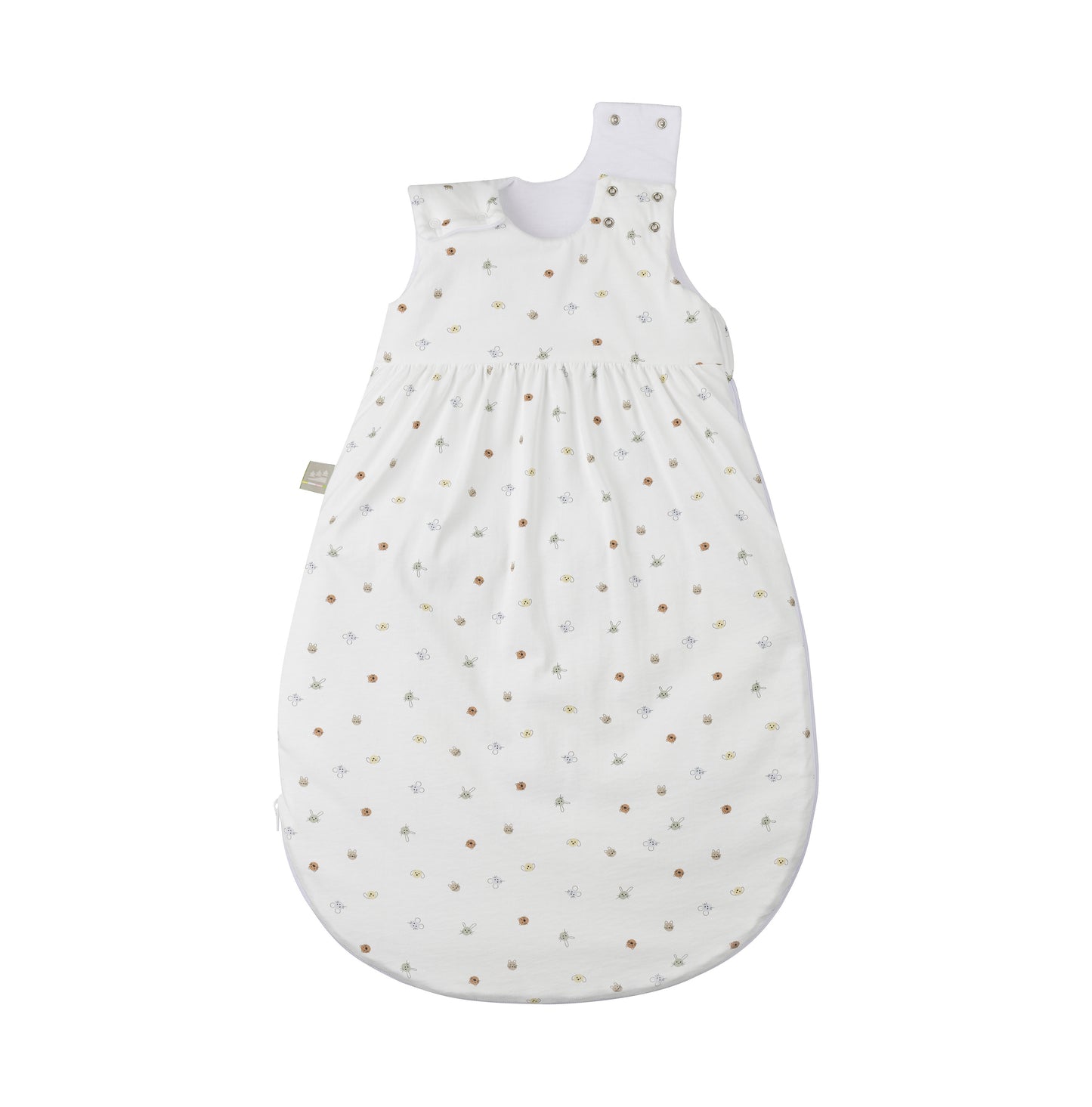 Organic Cotton Ganzjahres Schlafsack mit bis zu 2 cm Schulterverstellung - mitwachsender Schlafsack
