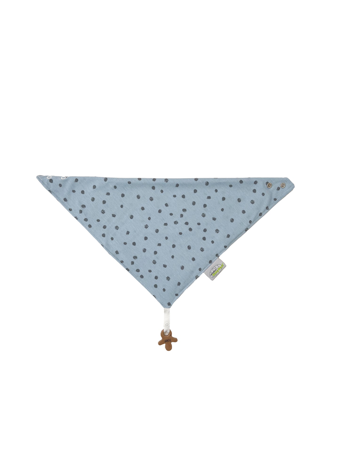 triangular scarf with pacifier chain