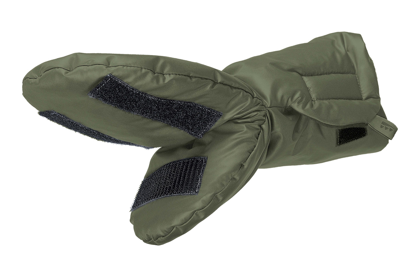Muffolo Classic 2.0 geöffnet, Klettverschlüsse für besseren Halt am Kinderwagen Griff