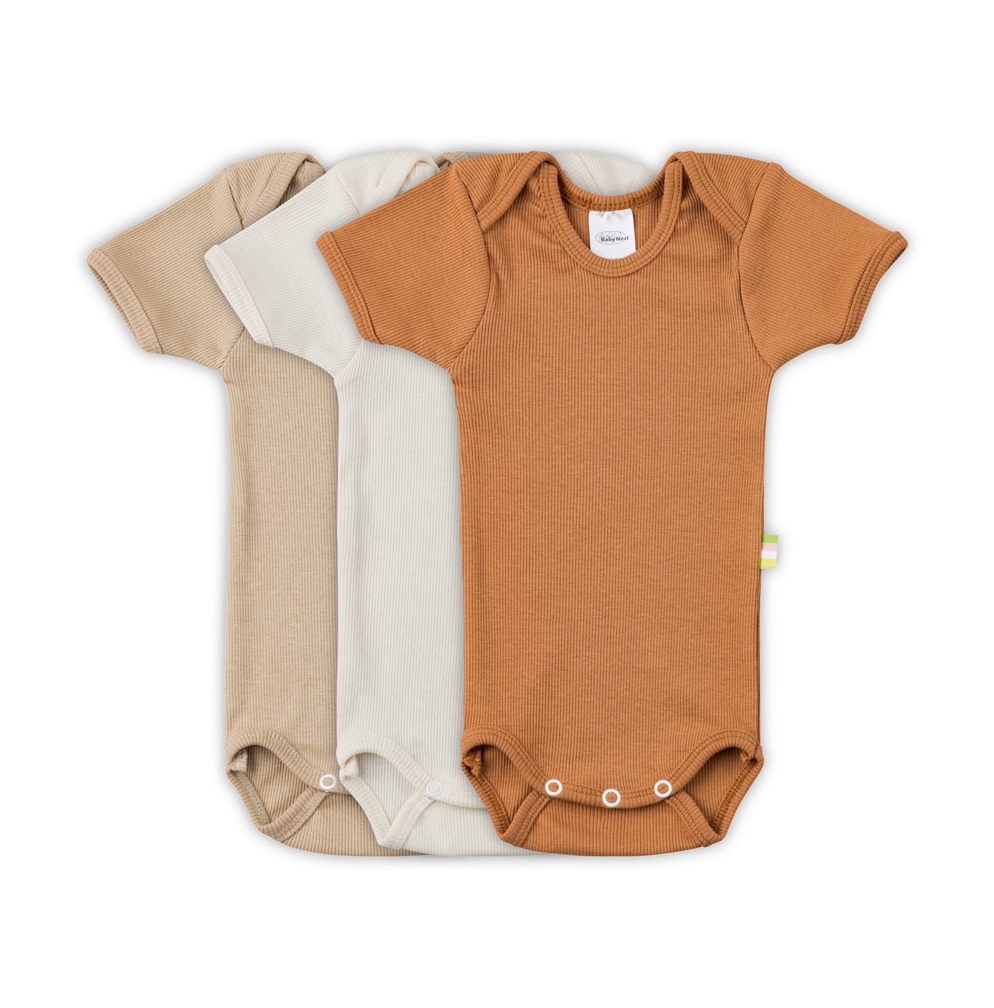 Organic Cotton Baby Body Kurzarm im Set 