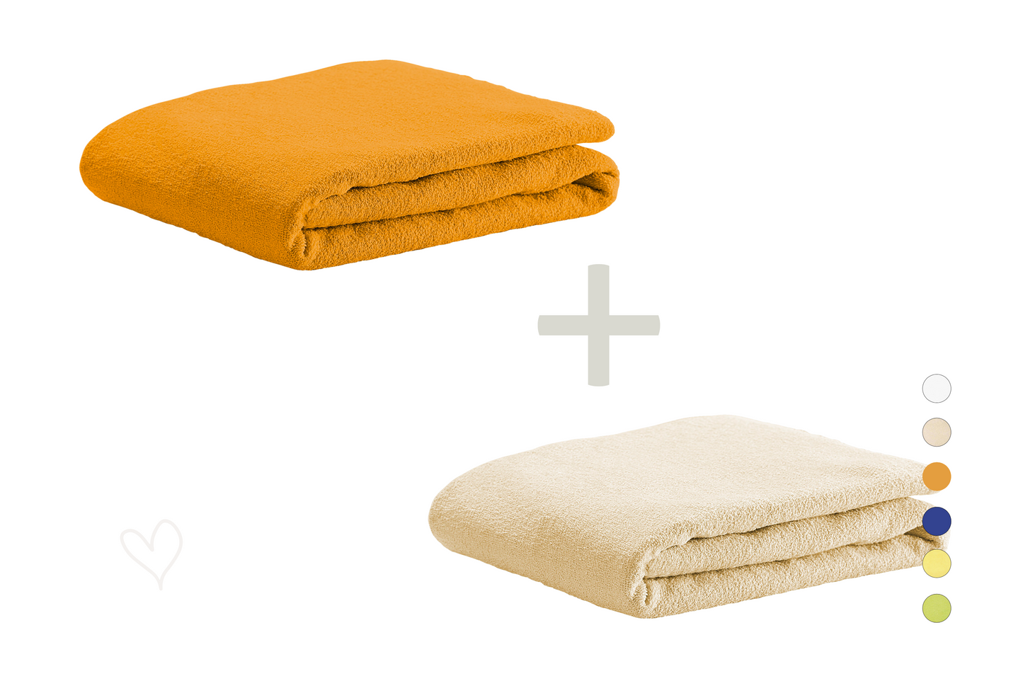 terry cloth fitted sheet + terry cloth fitted sheet