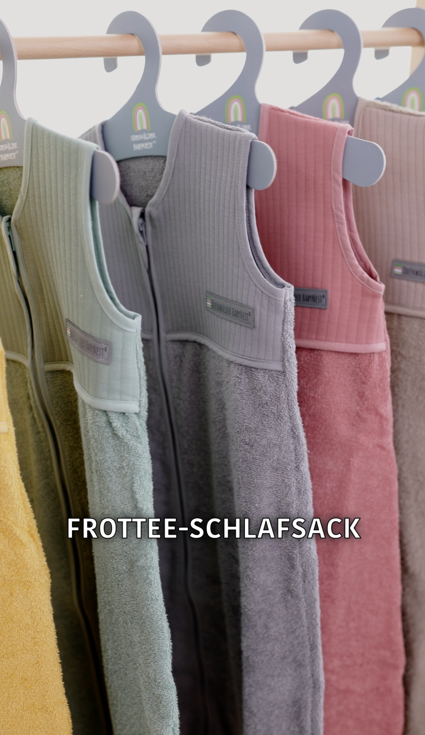 Terry cloth sleeping bag – Odenwälder BabyNest
