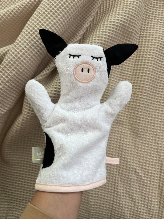 Waschhandschuh Muuuh