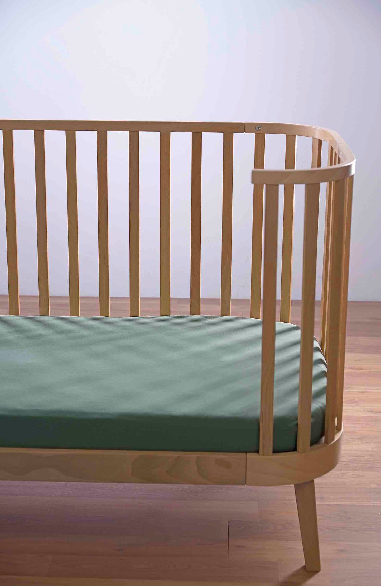 Terry cloth fitted sheet