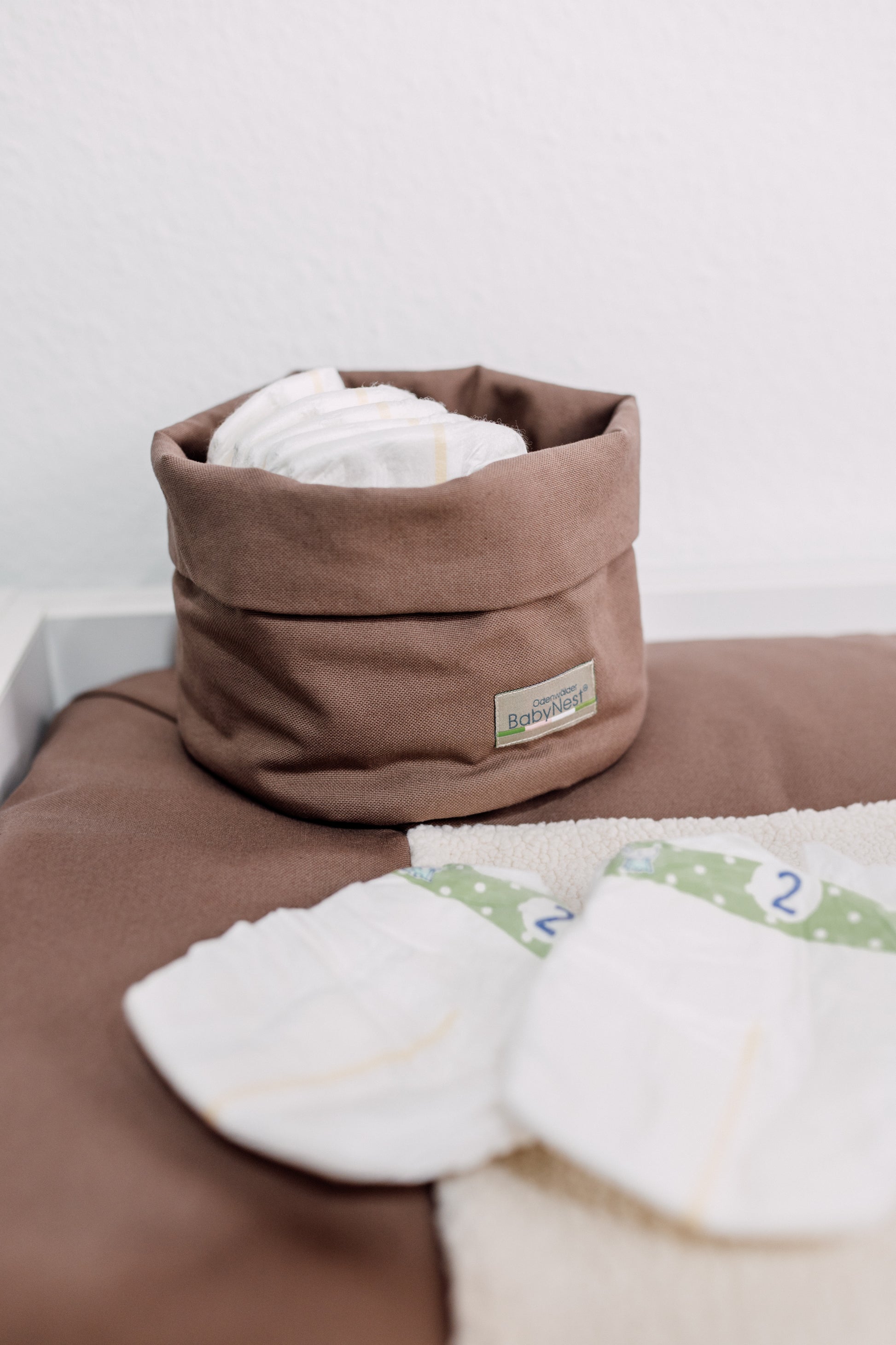 aufbewahrung wickelutensilien Wickeltisch Organizer Baby – Odenwälder BabyNest